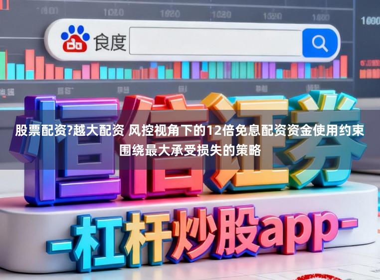 股票配资?越大配资 风控视角下的12倍免息配资资金使用约束围绕最大承受损失的策略