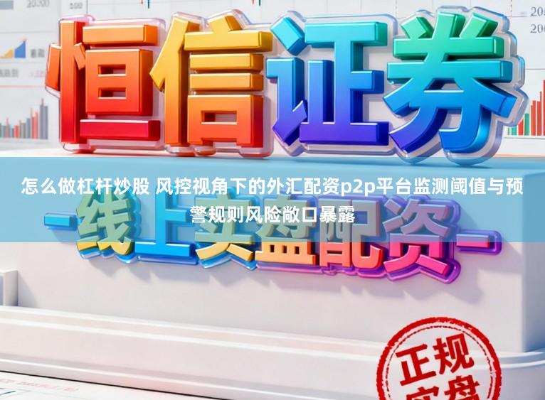 怎么做杠杆炒股 风控视角下的外汇配资p2p平台监测阈值与预警规则风险敞口暴露