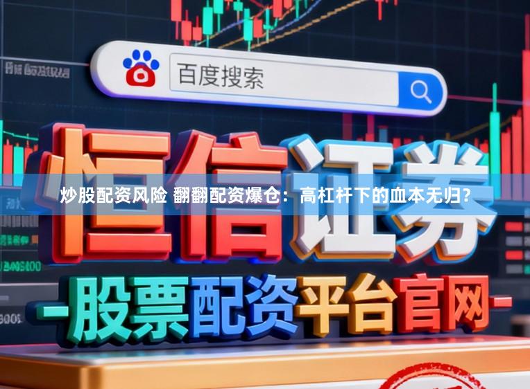 炒股配资风险 翻翻配资爆仓：高杠杆下的血本无归？